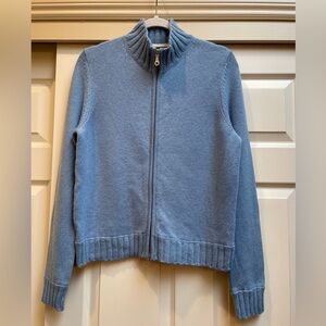 Bloomingdale's 100% Cashmere Zip-Up Cardigan
